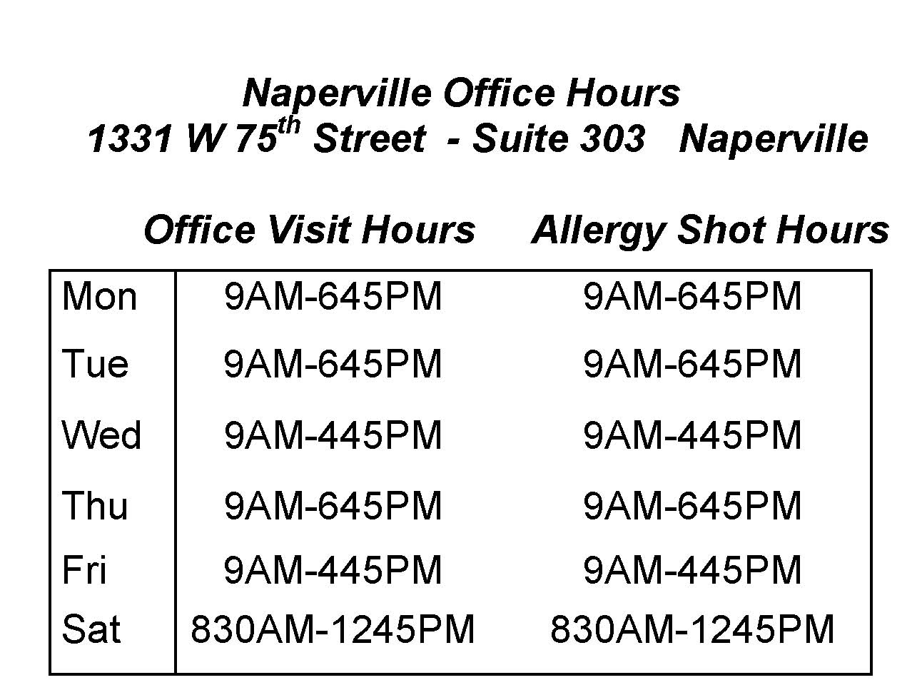Services Allergy & Asthma in Lombard & Naperville